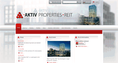 Desktop Screenshot of aktivproperties.com