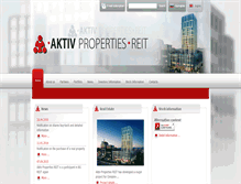 Tablet Screenshot of aktivproperties.com